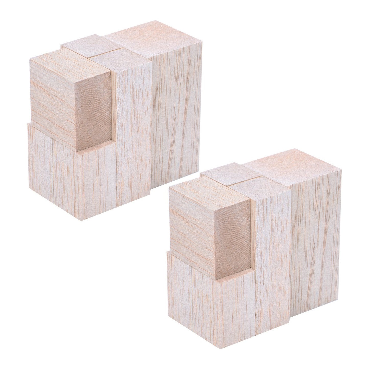Sumind 12 Pcs Balsa Blocks for Carving 4 Sizes Whittling Wood Carving Kit for Craft Unfinished Wood Blocks 2x1x1, 4x1x1, 4x2x2, 2x2x1 Inches