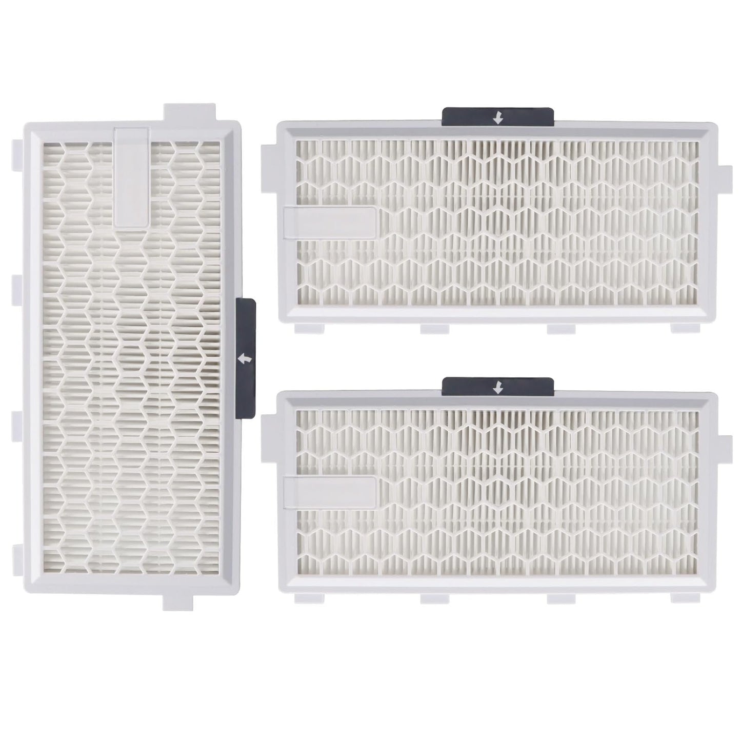 SwellV 3 Pack AirClean 50 Replacement Filter Compatible with Miele AirClean SF-HA 50 Filter for Model # S4, S5, S6, S8, S4000, S4999, S5000, S5999, S6000, S6999, S8000, S8999,Complete C2 & C3
