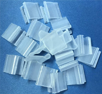 101 Pieces Clear Plastic V Balloon Clips Tie for Sealing, Wedding Party Christmas Birthday Decoration