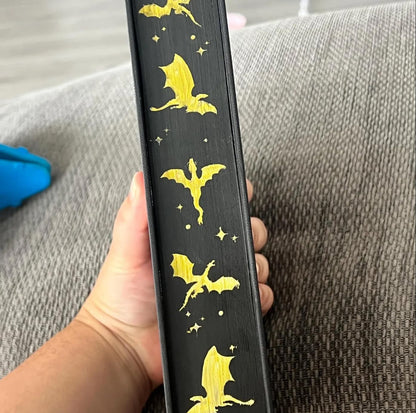Dragon Border Stencils for Painting Book Edge Stencil Templates Reusable Stencils for Painting on Wood Book Canvas T-Shirts