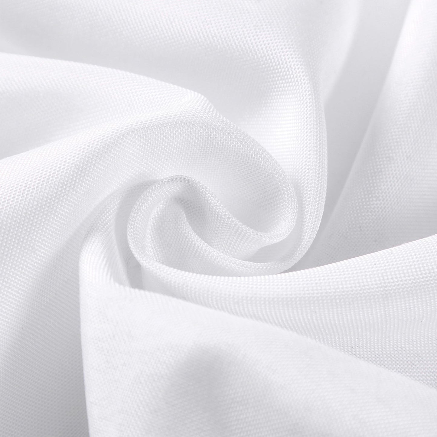 Bailarina Cloth Napkins Set of 120,17x17 inches Dinner Napkins Cloth Washable,Polyester Square Table Cloth Napkin Bulk with Hemmed Edges Ideal for Banquets, Parties and Weddings-White