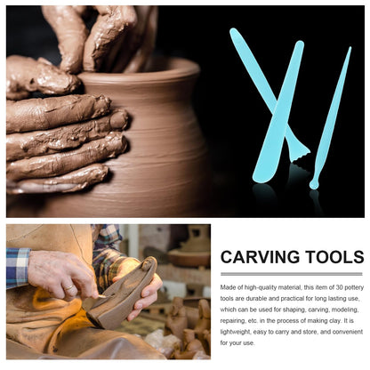 EXCEART Pottery Carving Knives Set - Professional Blank Repair Tools for Clay Sculpting and Modeling Lightweight Ergonomic Design Durable Crafting Kit for DIY Arts & Crafts