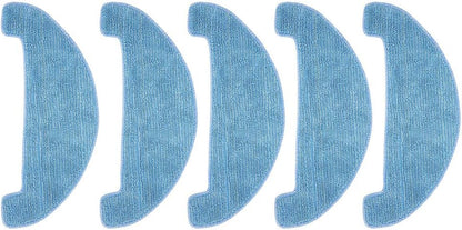 eecoo 5 Microfiber Mop Replacement Kits for Ilife V8 Sweeping Robot, Strong Power, Long Service Life