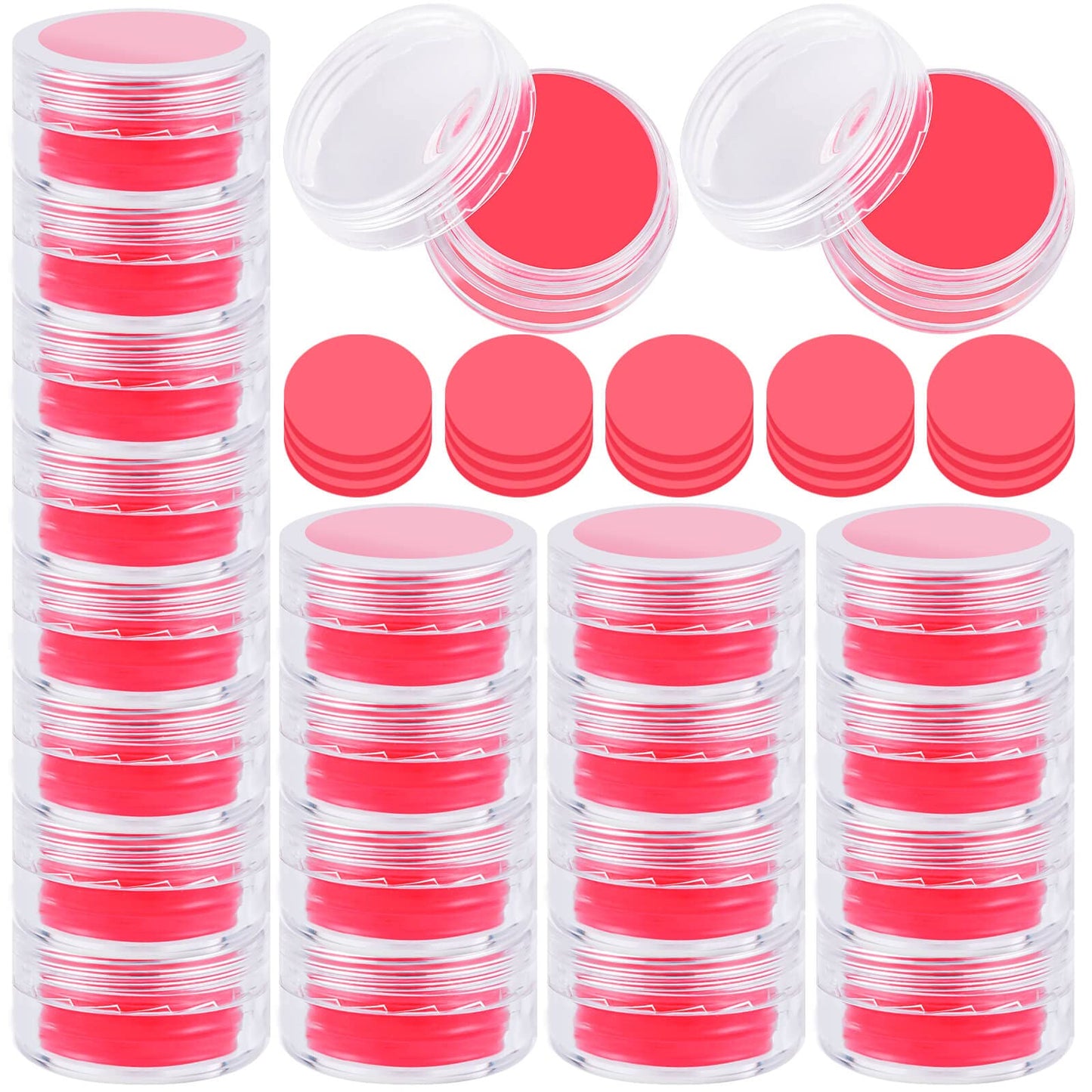 SYWHXY 20 Pack Diamond Art Wax Refills with Storage Container, DIY Wax for Diamond Painting, Red Accessories and Tools