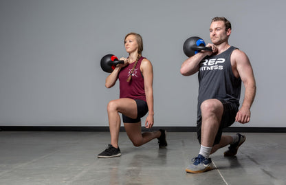 Rep Fitness Adjustable Kettlebell with Matte Powder Coating – Quickly Select From Multiple KG or LB Weight Options for HIIT and Cross-Training Workouts