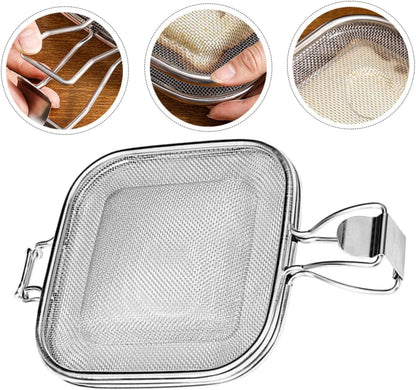 SUPVOX Sandwich Grill Folding Tray - Microwave Toaster Sandwich Maker for Bread Slice Grill Oven