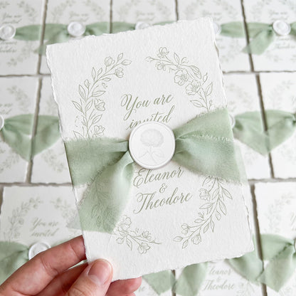 UNIQOOO Wax Seal Stickers - 3D Hydrangea Floral Wedding Invitation Envelope Seal Stickers, 50 Pcs Self- Adhesive White Stickers, Perfect for Invitation, Christmas, Gift Wrapping