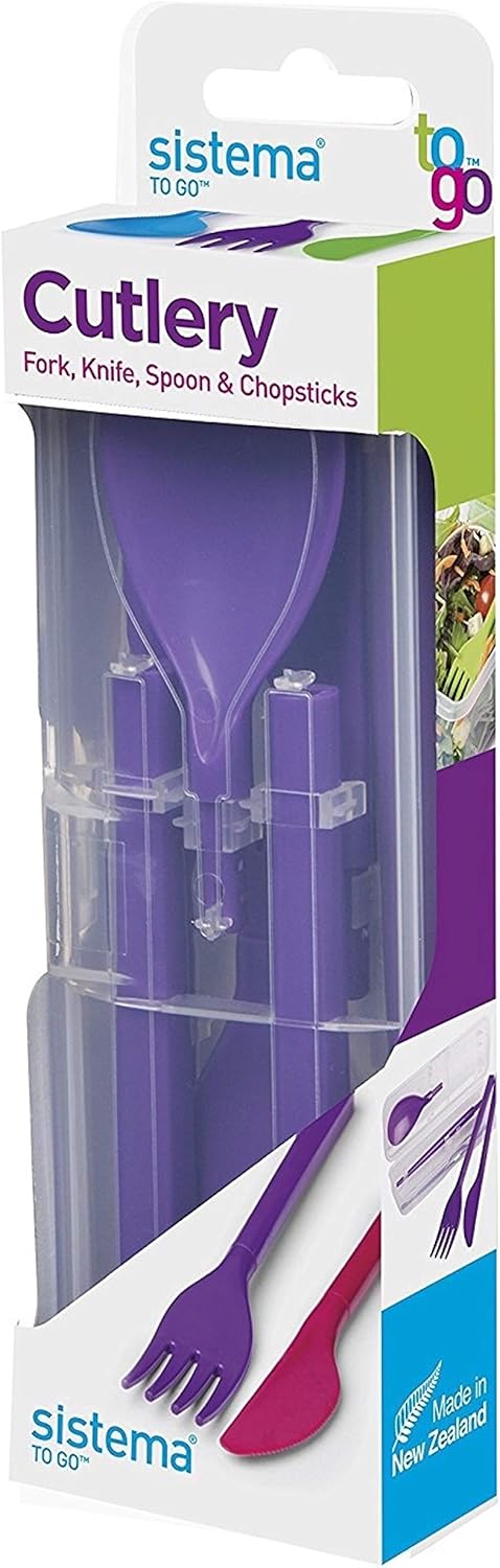 Sistema To Go Collection Cutlery Set, 4 Piece