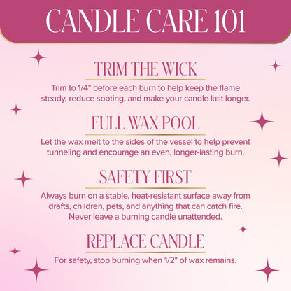 Paris Hilton Pink Spritz Scented Candle, Pink Ceramic Vessel with Embossed Bow Detail, Premium Plant Wax Blend, Cotton Wick, 22 Ounce