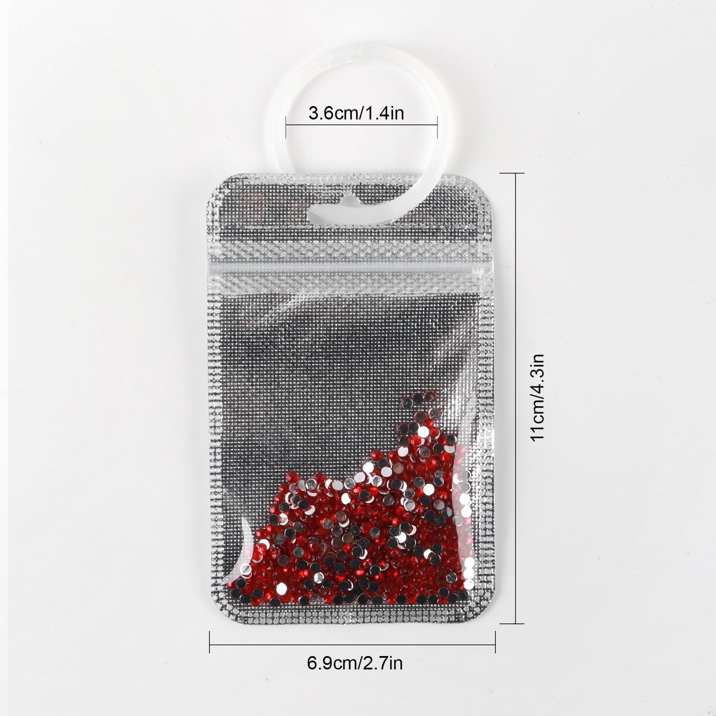 antor 100 PCS Diamond Painting Beads Storage Bags, Reusable Diamond Art Storage Accessories Ziplock Pouches, Craft Supply Bead and Gem Organizer for DIY Projects