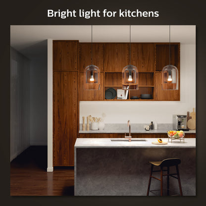 Philips Hue Smart 100W A21 LED Bulb - White and Color Ambiance Color-Changing Light - 4 Pack - 1600LM - E26 - Indoor - Control with Hue App - Works with Alexa, Google Assistant and Apple Homekit.