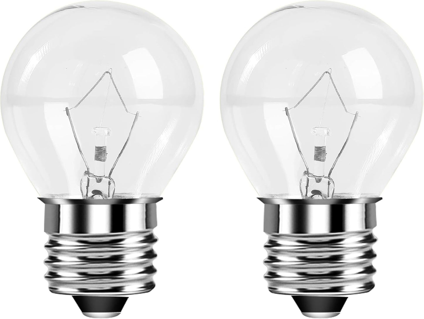 Appliance Oven Light Bulb 40W, Refrigerator Over Hood Stove Microwave Replacement Bulb, High Temperature Resistant A15