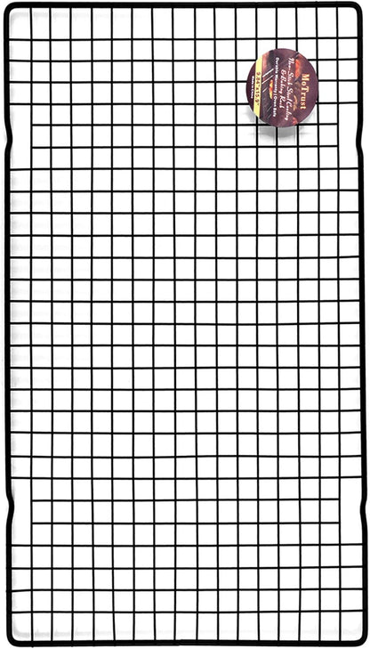 Non-Stick Steel Baking & Cooling Rack, Heavy Duty Oven Safe for Cookies, Cakes, Breads - 9.84"x15.9" - 1 Piece
