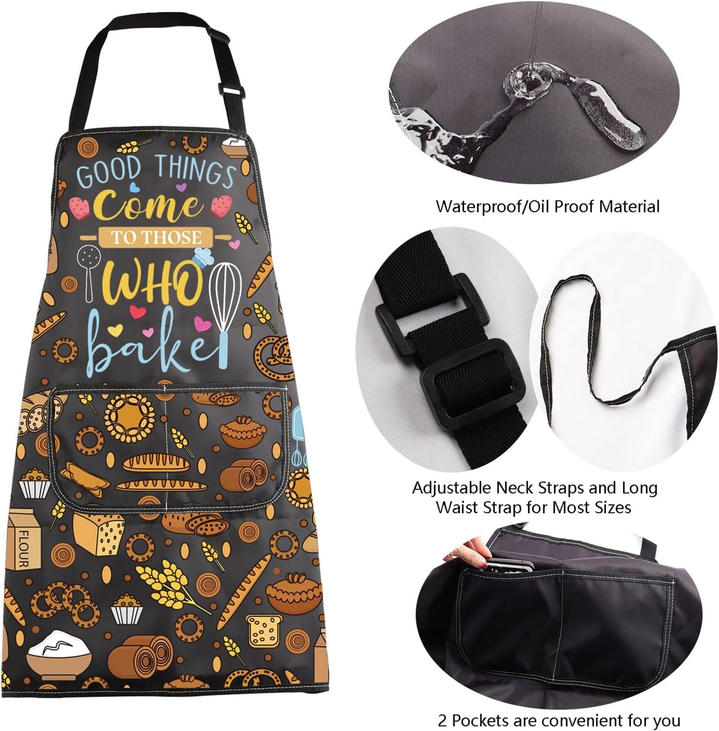 MBMSO Baking Apron: The Secret Ingredient is Always Love, Gifts for Bake Lovers