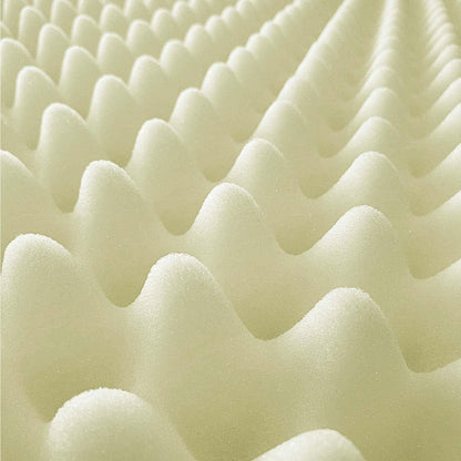 Gilbin 26x38) Foam Mattress Topper, Egg Crate Hi-Density Foam Pad, Mattress Pad, and Bed Topper for Support (Without