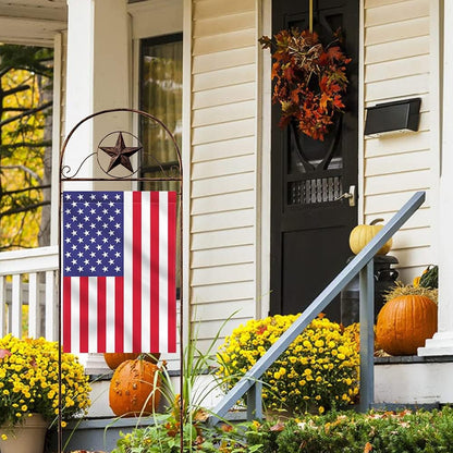 YEAHOME Garden Flag Holder Stand - Weather-Proof Metal Flag Pole for Outdoor Decor | Durable Powder-Coated Design