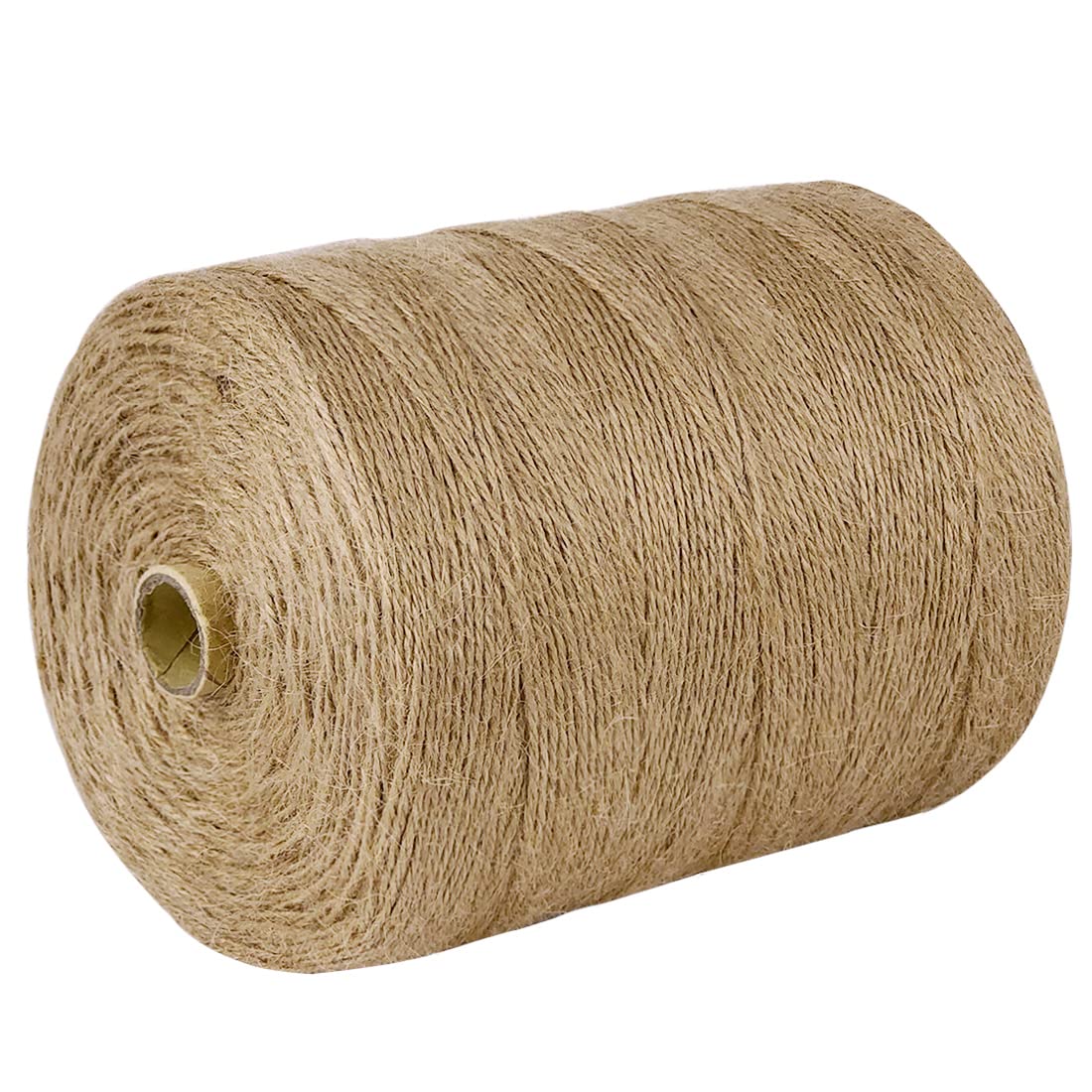 SMART&CASUAL 2mm Natural Jute Twine String Thin for Craft Plant Garden Gift Wrapping Christmas Handmade Art Decoration Packing String Home Art Decoration (Brown) (3600 Ft (1097M))