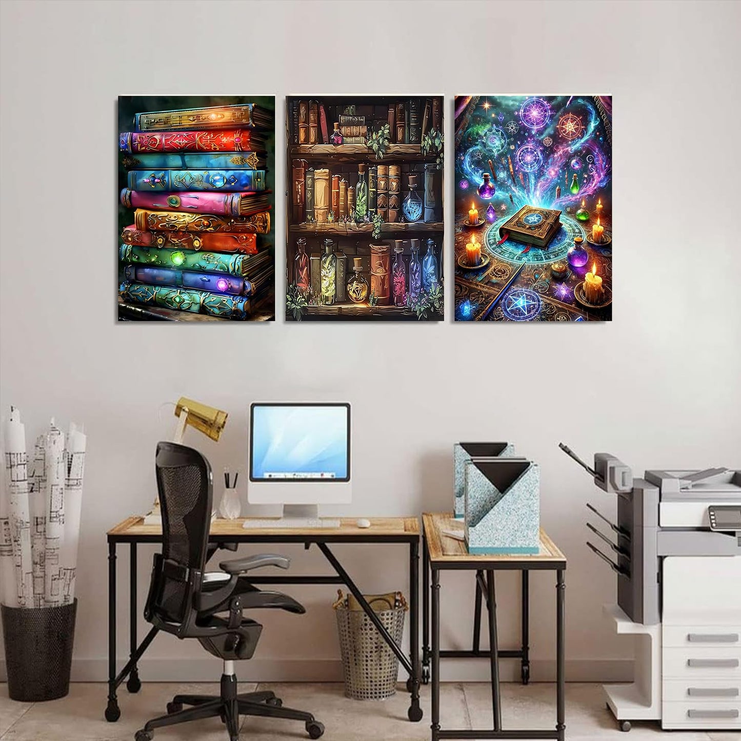 DAZZLEDOTS Diamond Art Kits for Adults 3 Pack Book Diamond Painting 5D Magic Diamond Art Kits for Beginners DIY Full Drill Paint by Diamonds Dot Gem Art for Home Wall Decor 12 x 16Inch