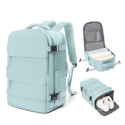 coowoz Travel Backpack Carry On for Women Man Gym Backpacks with Laptop Compartment Mochila de Viaje Teacher Personal Item Backpack Airplane Accessories Must Haves Grey Small