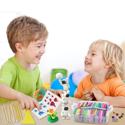 PeacePeo Polymer Clay 110 Colors Non-Sticky Oven Bake Clay 215 Pcs Non-Toxic Modeling Baking Clay for Kids with Sculpting Tools Kit for Adults Beginners Art Craft