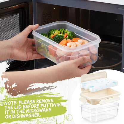 3 Sets Snackle Box with Removable Reusable Ice Pack, Separate Food Containers No Mixing Smells, Clear Cooling Charcuterie Lunch Box Organizer Bulk for Meal Prep, Travel, Beach & Picnic, Outdoor Party