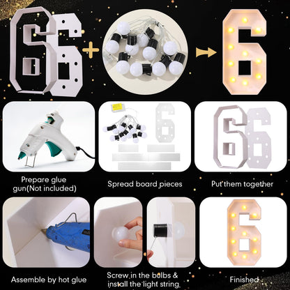 Grinsvalley Large 2026 Graduation Decorations - 2.68ft Class of 2026 LED Marquee Light up Numbers and Letter for Graduation Congrats Grad Party Supplies for Preschool High School College