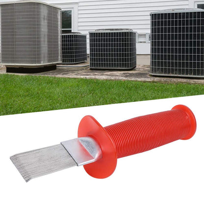 AMONIDA Air Conditioner Fin Comb - Stainless Steel Handle for Condenser Repairing and Cleaning