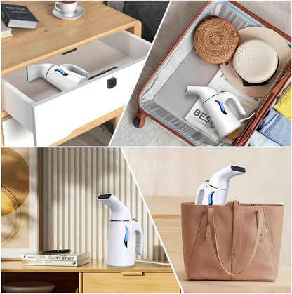 S·K·G SOUKENGEN Garment Steamer - Portable 150ml Travel Steam Iron for Clothing Wrinkle Removal, 110V