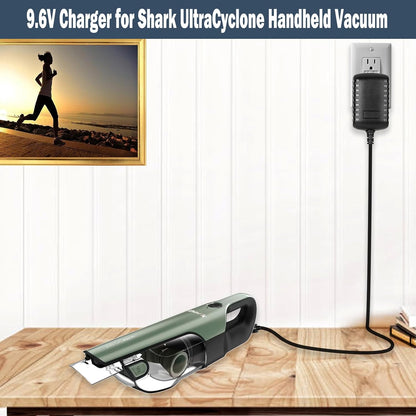 9.6V Charger for Shark Handheld Vacuum, Compatible with Shark CH901 Ultra Cyclone Pro Cordless Vacuum