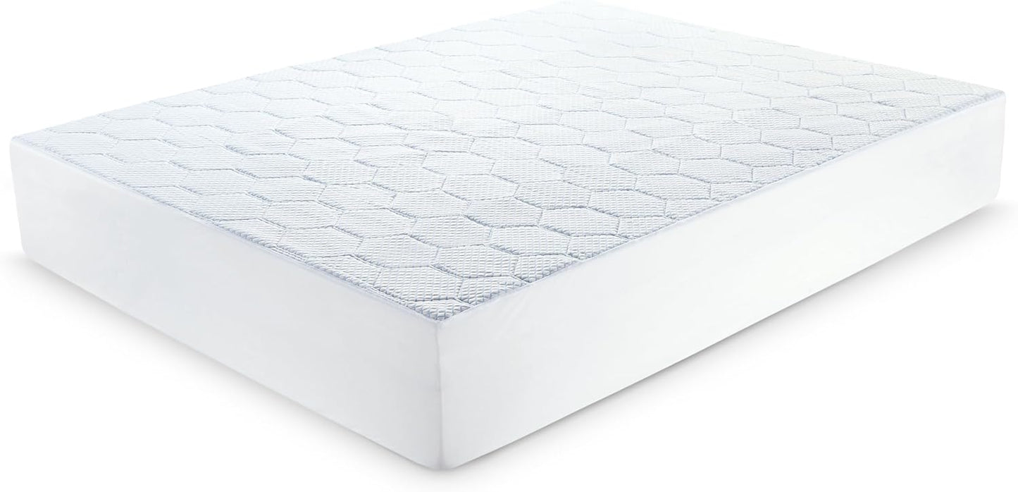 Vibe Cooling Quilted Memory Foam Mattress Pad, King