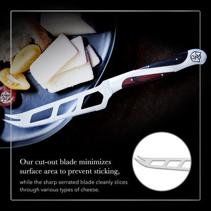 Hammer Stahl 5" Cheese and Tomato Knife | Durable Pakkawood Handle | Perfect for Cutting, Slicing, and Serving