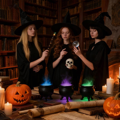 YOFIBRANT Hanging Witch Hats 4 Pcs Black Halloween Hanging Thickened Wizard Hat for Outdoor Porch Witch Hats Costume Women Halloween Decorations Witches Costume Accessory Party Supplies