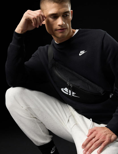 Nike Heritage, Black/Black/White, One Size