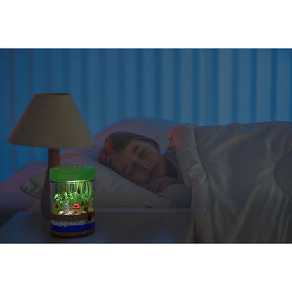Dan&Darci Light-Up Terrarium Kit for Kids - STEM Science Kit - Educational DIY Toy for Boys & Girls - Birthday Gift - Craft Project Idea for Ages 6 7 8 9 10 11 12 Year Old - Craft for Boys
