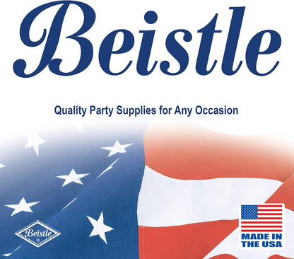 Beistle Gleam 'N Streamer Metallized Streamer, 2-Inch by 200-Feet, Blue (55365-B)