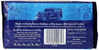JFG Special Blend Medium-Dark Roast Ground Coffee, 11.5oz Bag (Pack of 12)