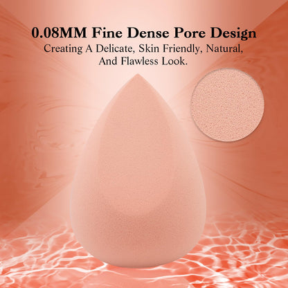 Professional Toiletry Sponges Set,Latex Free Flawless Soft Face Sponge with Holder,Beauty Blender Cosmetic Applicator for Powder,Liquid,Facial Makeup Tools