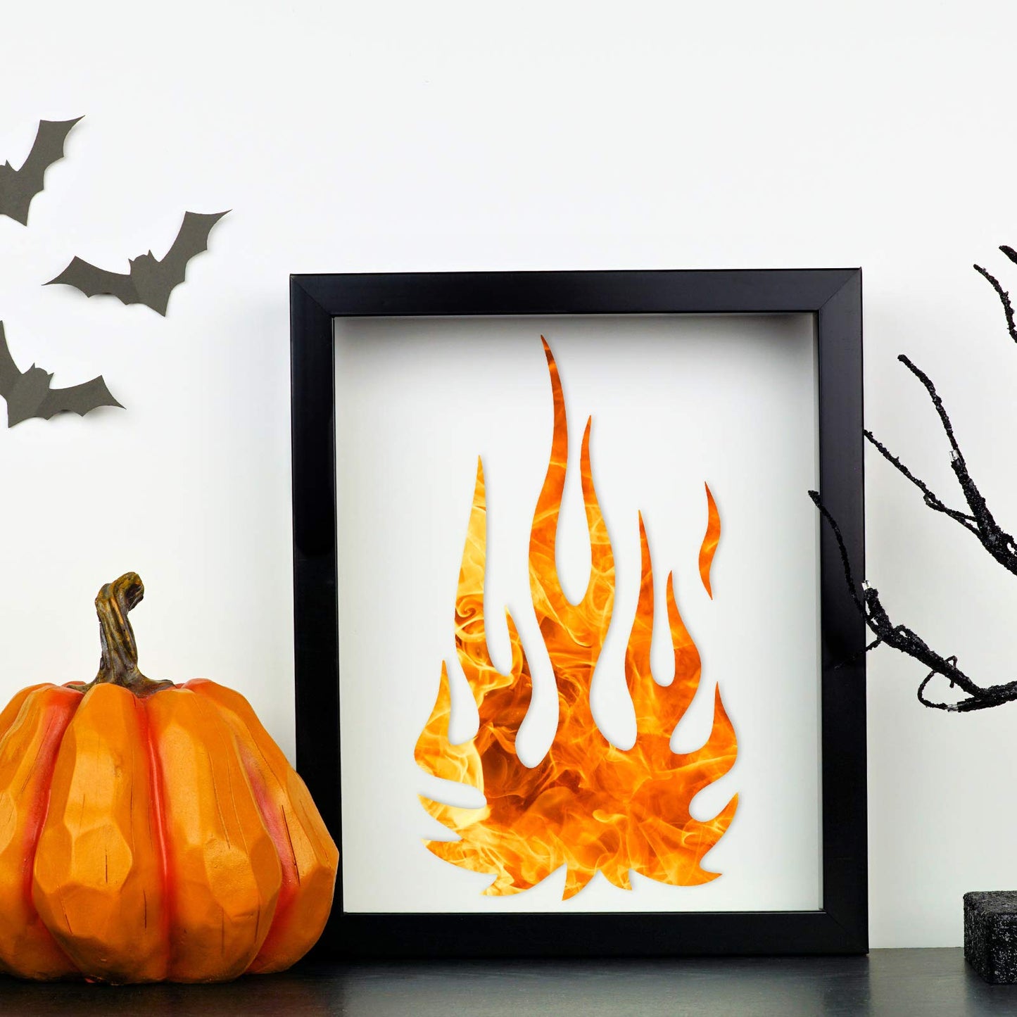 5 Sheets Flame Stencil Airbrush Flame Fire Stencil Fire Reusable Templates Painting Decor Template for Arts Window Wall Crafts Painting Decorations(11.7 x 8.3 Inch)