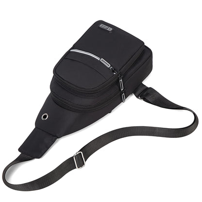 Cross Body Bag Sling Backpack Fanny Pack Small Crossbody Bags for Women Trendy - Black