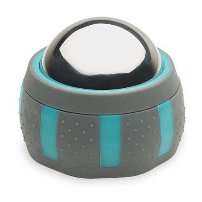 Gaiam Restore Rolling Massager (Cold Therapy), Ergonomic 360° Easy-Glide Muscle Roller for Full Body Relief, Travel-Friendly Design, Massage Tool to Help with Sore Muscles and Post-Workout Recovery
