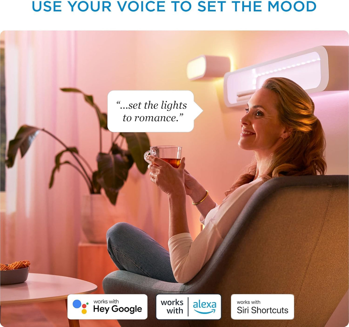 WiZ 60W A19 Tunable White LED Smart Bulb - Pack of 6 - E26- Indoor - Connects to Your Existing Wi-Fi - Control with Voice or App + Activate with Motion - Matter Compatible