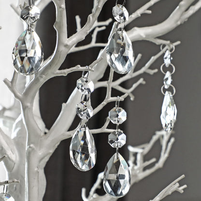H&D HYALINE & DORA 20pcs Teardrop Chandelier Crystal Glass Pendants Beads
