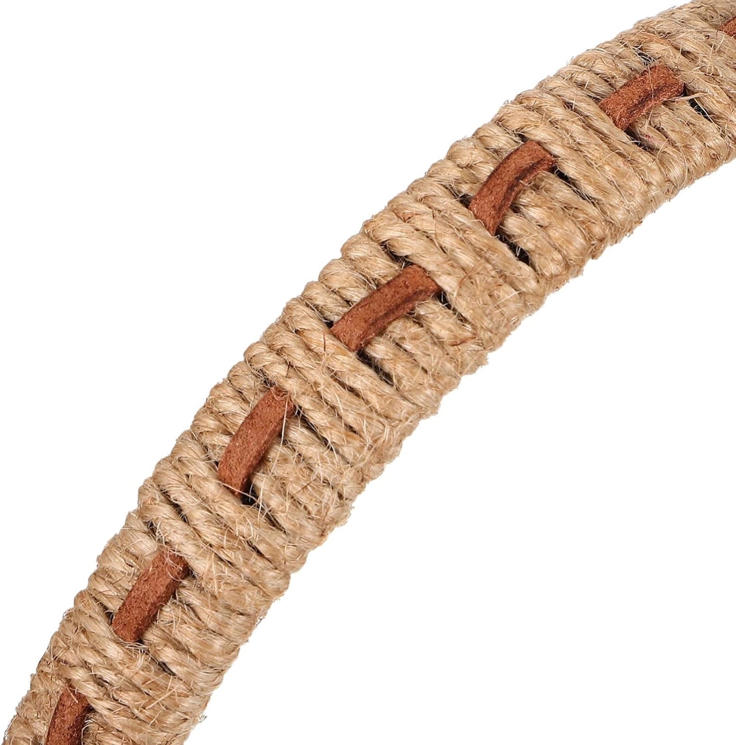 Hemoton Ceramic Teapot Handle, Adjustable Rope Wrapped U-Shape Replacement for Chinese Teapot