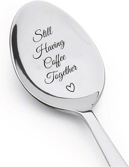 Stainless Steel Coffee Spoon – Couple Gifts – Anniversary Gift for Husband, Boyfriend