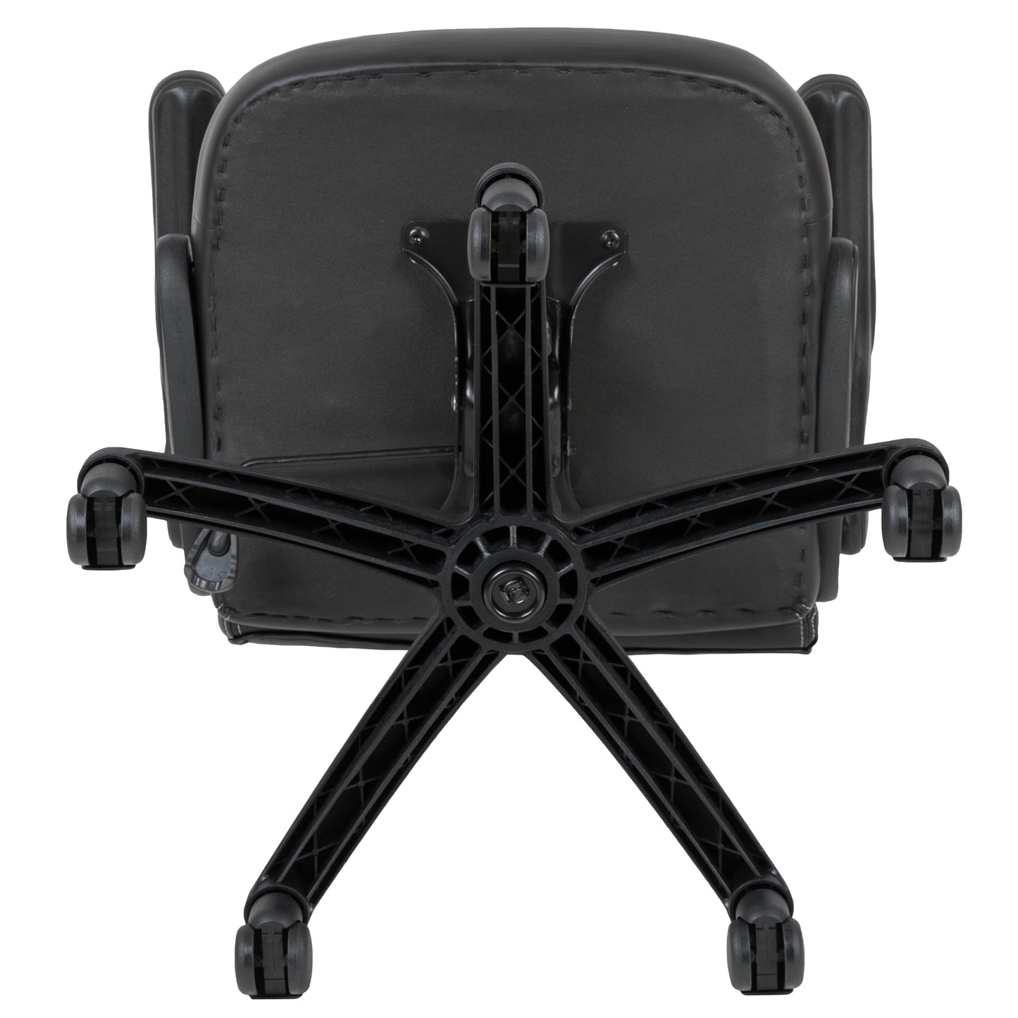 Flash Furniture X10 High-Back LeatherSoft Racing Style Gaming Chair with Flip-Up Arms, Ergonomic Padded Swivel Computer Chair, Black