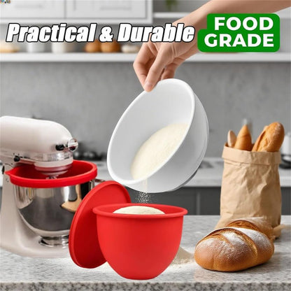 Silicone Bowl Liners for 5 Qt Kitchen Mixers, Silicone Liners for Kitchen Tilt-Head 5 Qt Mixers, Mixer Attachments and Accessories, Replacement Mixers Bowls (MIX-3pcs)
