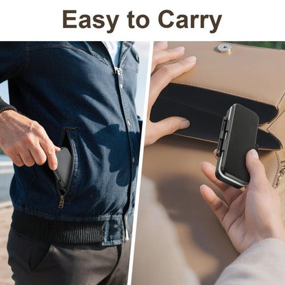 Hard Protective Case for Kardia Mobile 6L & 6L Max – Shockproof, Waterproof, Scratch-Resistant, with Silicone Inner Pad for Kardia Mobile EKG Monitor Case