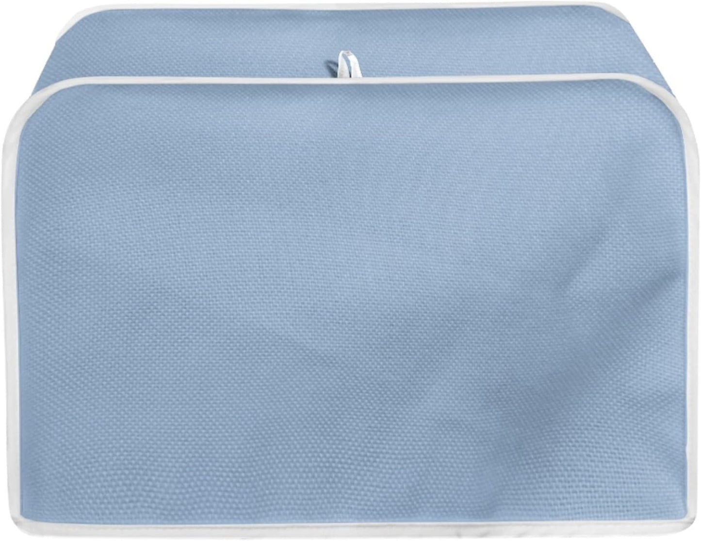 Light Blue Toaster Dust Cover for 2 Slice Toaster, Washable Dust and Fingerprint Protective Cover for Kitchen Appliances
