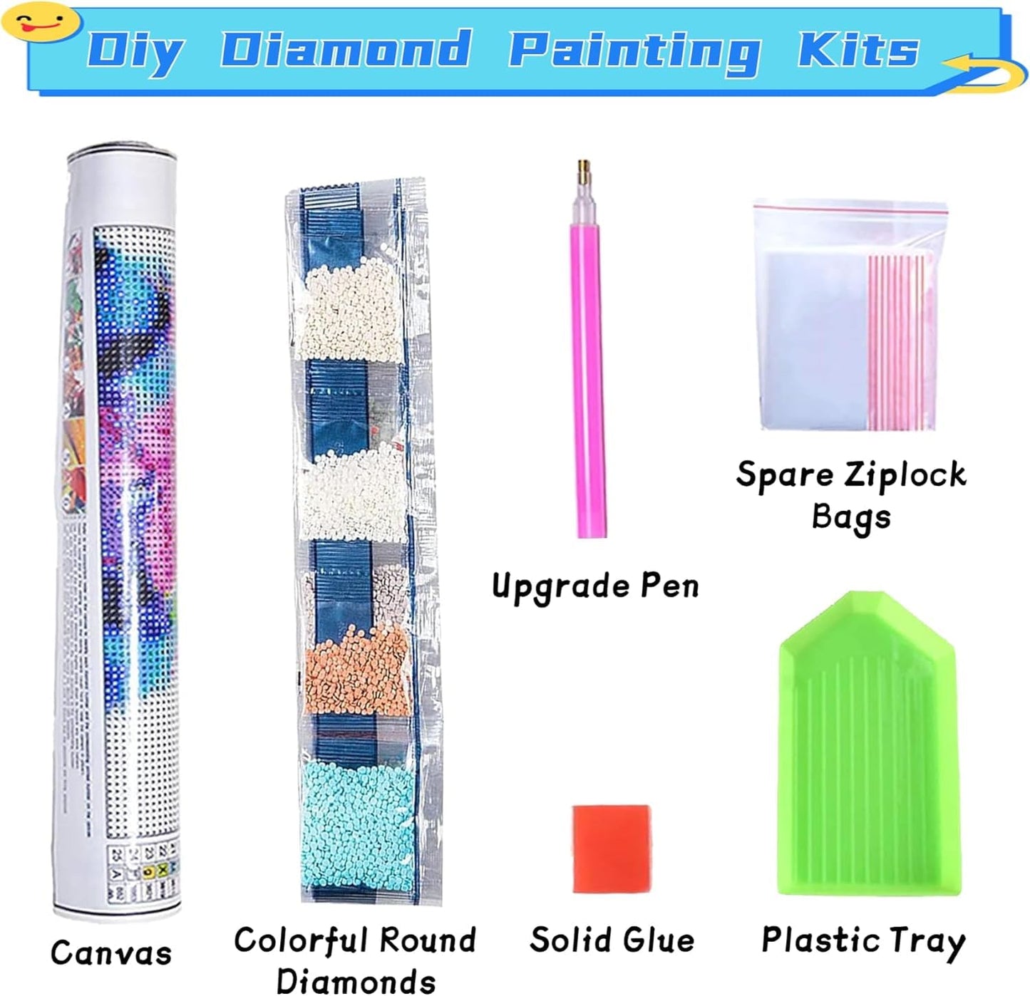 EIBEILI 4 Pack Book Flower Diamond Art Kits for Adults, Book 5D Diamond Painting Kits for Beginner DIY Gem Art Full Drill Diamond Dots Crystal Craft Kits for Home Wall Decor Gifts 12x12inch
