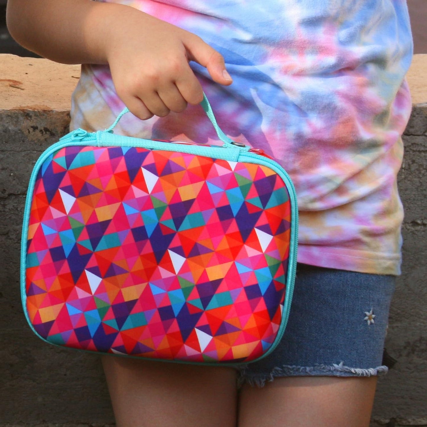 ZIPIT Jumbo Pencil Case for Girls, Cute Pencil Box for School, Large Capacity Stationery Organizer Box ,Colorful